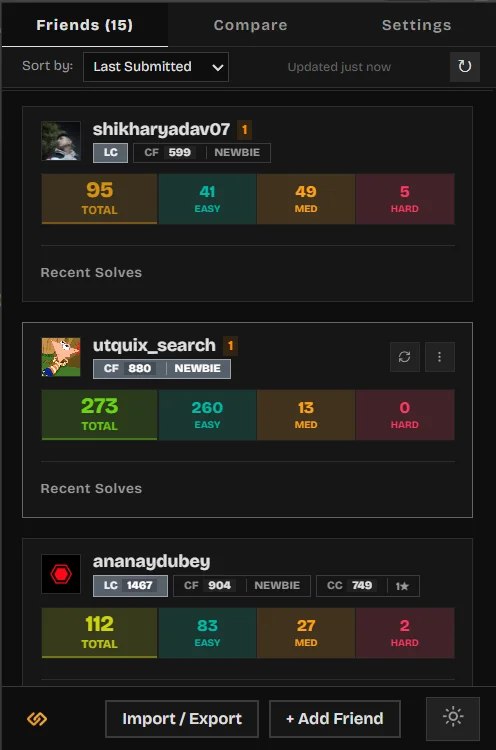 Triple Platform Card