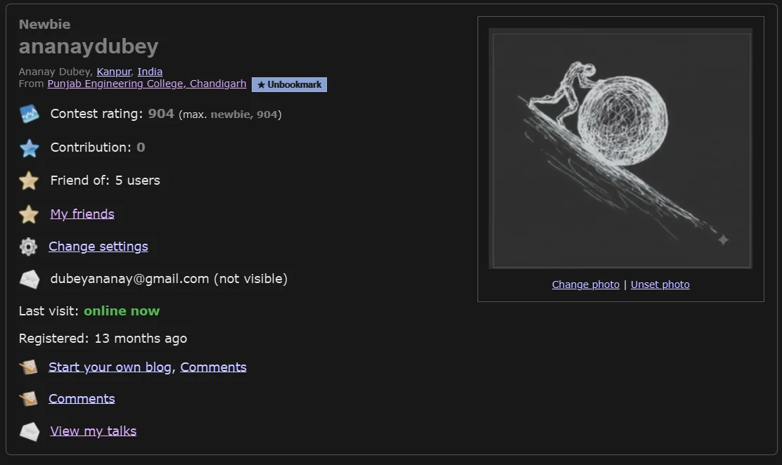 LeetCode Profile Injection